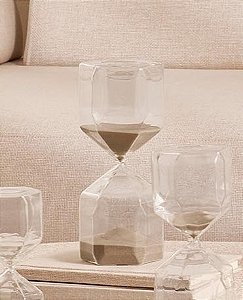 AMPULHETA EM VIDRO 15 MINUTOS - 18317