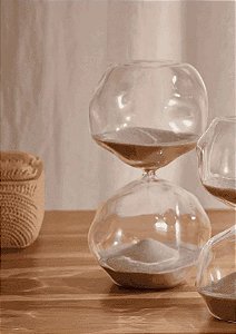 AMPULHETA EM VIDRO 60 MINUTOS - 16763