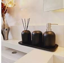 KIT EM CIMENTO PARA BANHEIRO - 4 PCS - 15718