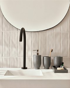 KIT EM POLIRRESINA PARA BANHEIRO - 4 PCS - 19175