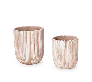 KIT CACHEPOT EM CIMENTO - 16084