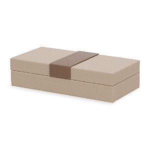 CAIXA EM MDF COM REVESTIMENTO EM PU - 19324