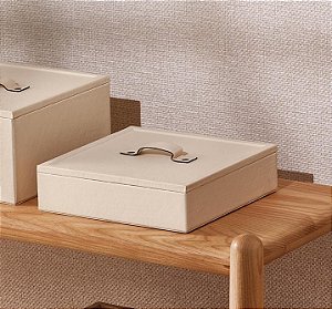 CAIXA EM MDF COM REVESTIMENTO EM PU - 18714