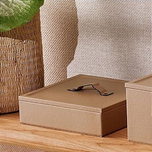CAIXA EM MDF COM REVESTIMENTO EM PU - 18712