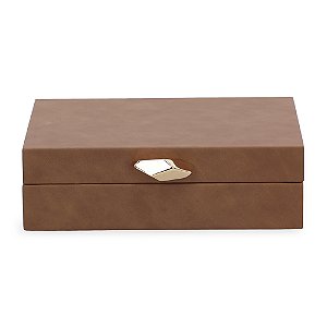 CAIXA EM MDF COM REVESTIMENTO EM PU - 19340