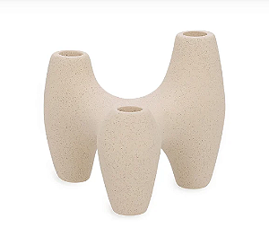 PORTA-VELAS EM CERAMICA - 19134