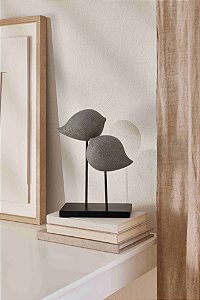 ESCULTURA PASSAROS EM POLIRRESINA - 17479