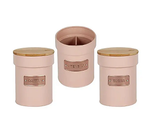 POTES PORTA CONDIMENTOS MATTE - METAL - YOI