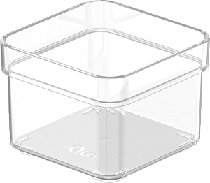 ORGANIZADOR DE GAVETAS CLEAR - 7,5x7,5x5,6cm - OGC100