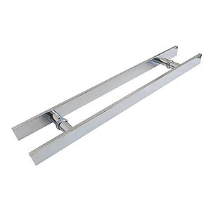 PUXADOR DUPLO MAX002 - AÇO INOX - MÁXIMA