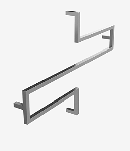 TOALHEIRO NAJA (TUBO 20X20MM) - AÇO BRASIL