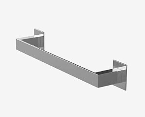 TOALHEIRO SIMPLES - LINHA UNO - AÇO BRASIL