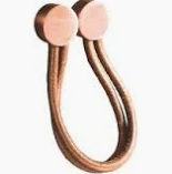 PUXADOR URBAM C/ COURO MARROM - ZEN