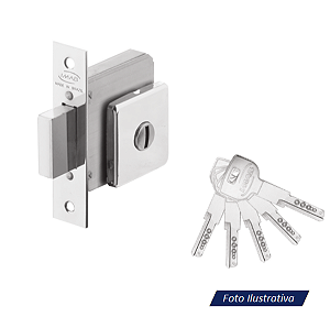 FECHADURA AUX. TECNOPONTO 2000 E081 - LATÃO - IMAB