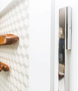 PUXADOR DUPLO - OKA (AÇO INOX) - AÇO BRASIL