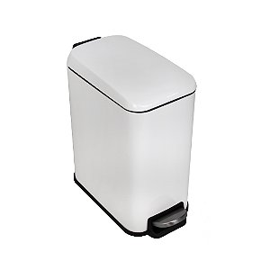 LIXEIRA RETANGULAR VERTICAL C/PEDAL 5L - 80505 - GHELPLUS