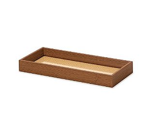 BANDEJA EM MDF  E RATTAN - 15669