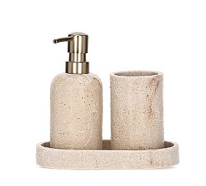 KIT EM POLIRRESINA PARA BANHEIRO - 20807