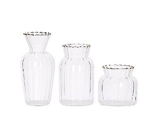 KIT MINIVASO EM VIDRO - 20853