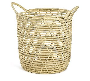 CESTO EM FIBRA NATURAL - 18672 G