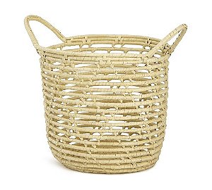 CESTO EM FIBRA NATURAL - 18672 P