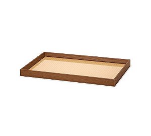 BANDEJA EM MDF COM RATTAN - 15671