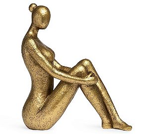 ESCULTURA MULHER EM POLIRRESINA - 21024