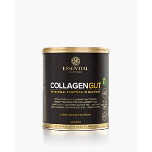 Collagen Gut Laranja e Blueberry Lata 400g 20 Doses Essential Nutrition