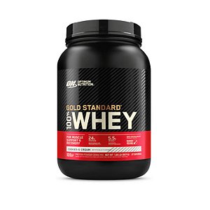 Whey Gold Standard Cookies Cream 2,00 Lbs (907g) Optimum Nutrition