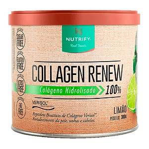 Collagen Renew Sabor Limão Lata 300g Nutrify