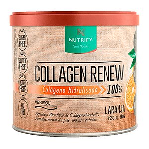 Collagen Renew Sabor Laranja Lata 300g Nutrify