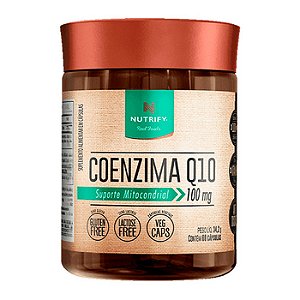 Coenzima Q10 100mg 60 Cápsulas Nutrify