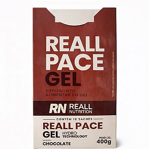 Caixa 10 unid. Reall Pace Gel Chocolate 40g Reall Nutrition