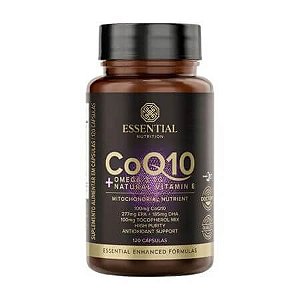 CoQ10 + Omega-3 TG + Natural Vitamin E 120 Cápsulas Essential Nutrition