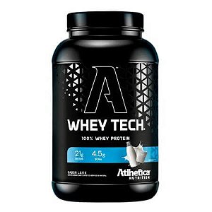 WheyTech Isolate e Concentrate 900g Leite Atlhetica Nutrition