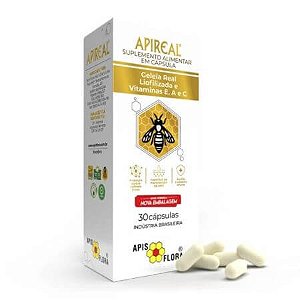 Geléia Real Liofilizada 30 Cápsulas Apis Flora