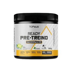 Pré-Treino Com Hmb Ready 195g Sem Cafeína Limão Topway