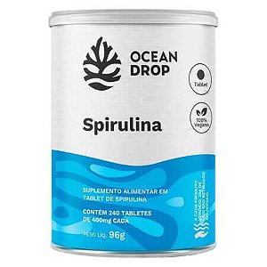 Spirulina 240 Cápsulas 520mg Ocean Drop