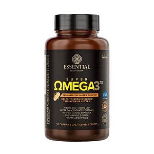 Super Ômega 3 TG Gastro-Resistant 90 Cápsulas Essential Nutrition