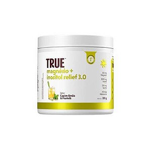 Magnésio + Inositol Relief 3.0 Capim-Limão, Hortelã e Erva Doce 350g True Source