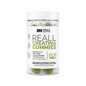 Reall Creatina Gummies Maçã Verde 30 Gomas Reall Nutrition