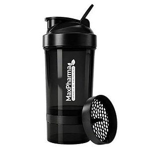 Coqueteleira Smart Duo Preta 500ml MaxPharma