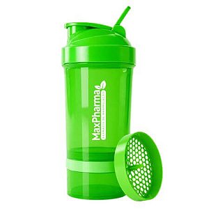 Coqueteleira Smart Duo Verde 500ml MaxPharma