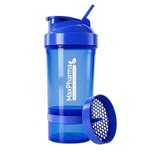 Coqueteleira Smart Duo Azul Marinho 500ml MaxPharma