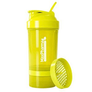 Coqueteleira Smart Duo Amarela 500ml MaxPharma