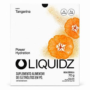 Caixa Liquidz Eletrólitos 14 Sachês 5g Tangerina Liquidz