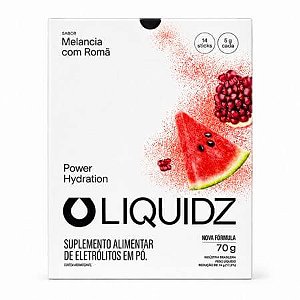 Caixa Liquidz Eletrólitos 14 Sachês 5g Melancia com Romã Liquidz