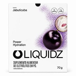 Caixa de Liquidz Eletrólitos 14 Sachês 5g Jabuticaba Liquidz
