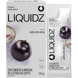 Caixa de Liquidz Eletrólitos 14 Sachês 5g Jabuticaba Liquidz