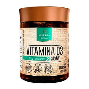 Nt Vitamina D3 60 Cápsulas Nutrify